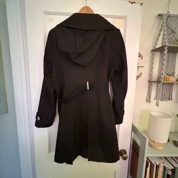 Calvin Klein Women's Black Trench Coat - Picture 2 of 13